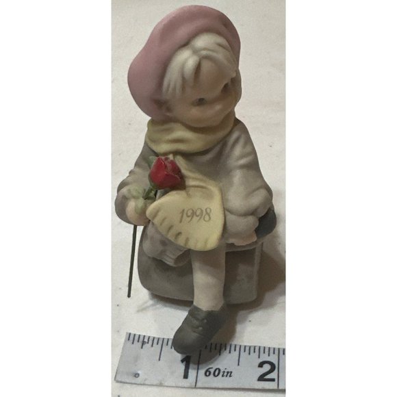 Set of 2 Vintage Kim Anderson Pretty as a Picture by Enesco Collectibles (READ) - Picture 14 of 16